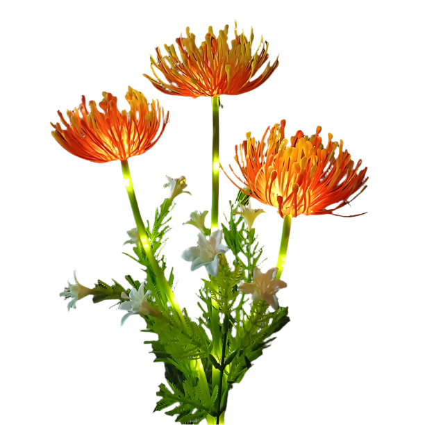 LumiBlüten LED Deko-Lichter Blumenstil Warmlicht für Terrasse