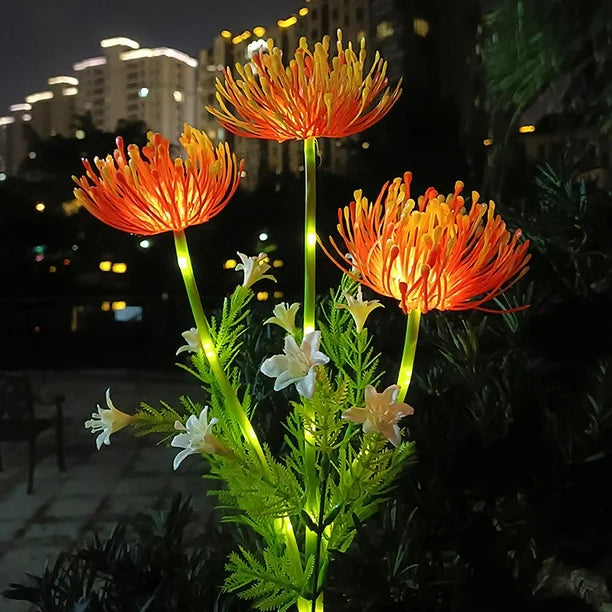 LumiBlüten LED Deko-Lichter Blumenstil Warmlicht für Terrasse