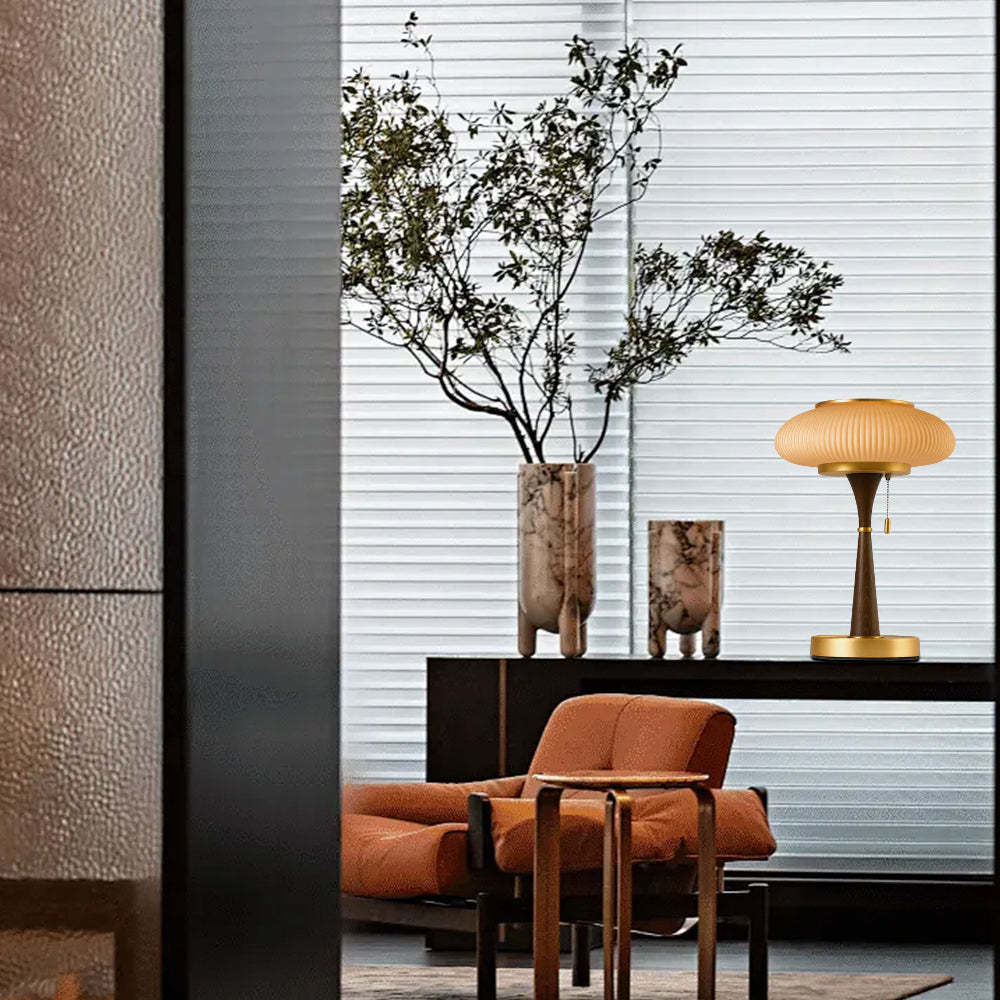 Minimalistische Tischlampe in Pilzform – LED – Dimmbar – Schlafzimmer