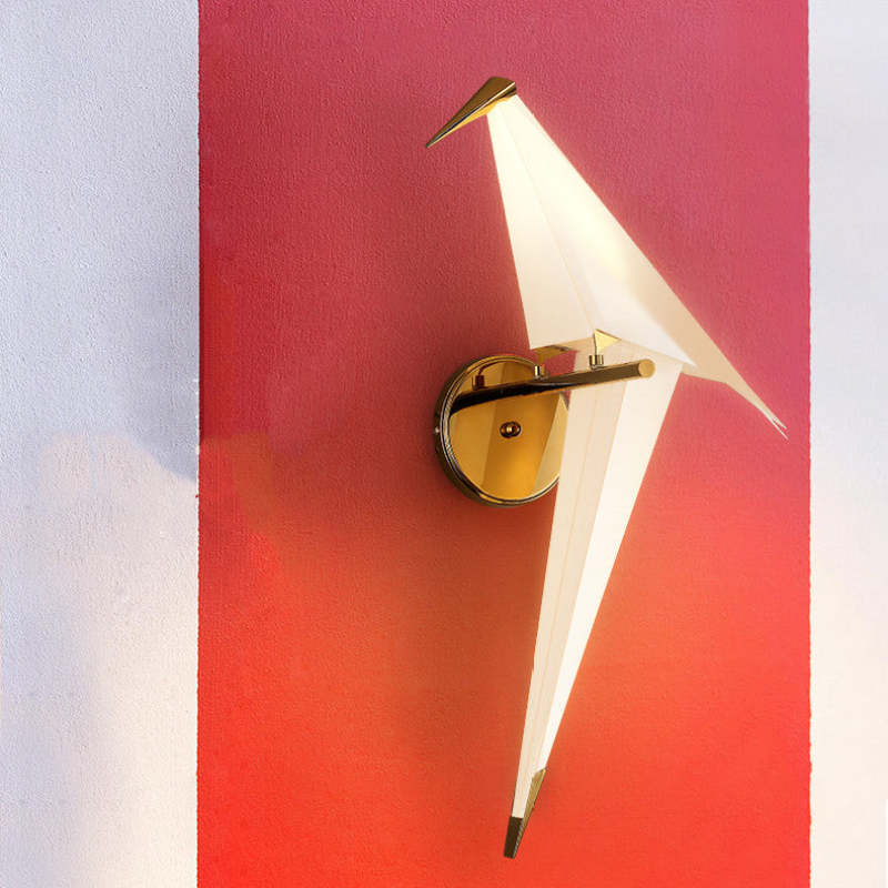 Vogelleuchte – Stilvolle LED-Wandlampe mit Vogelmotiv