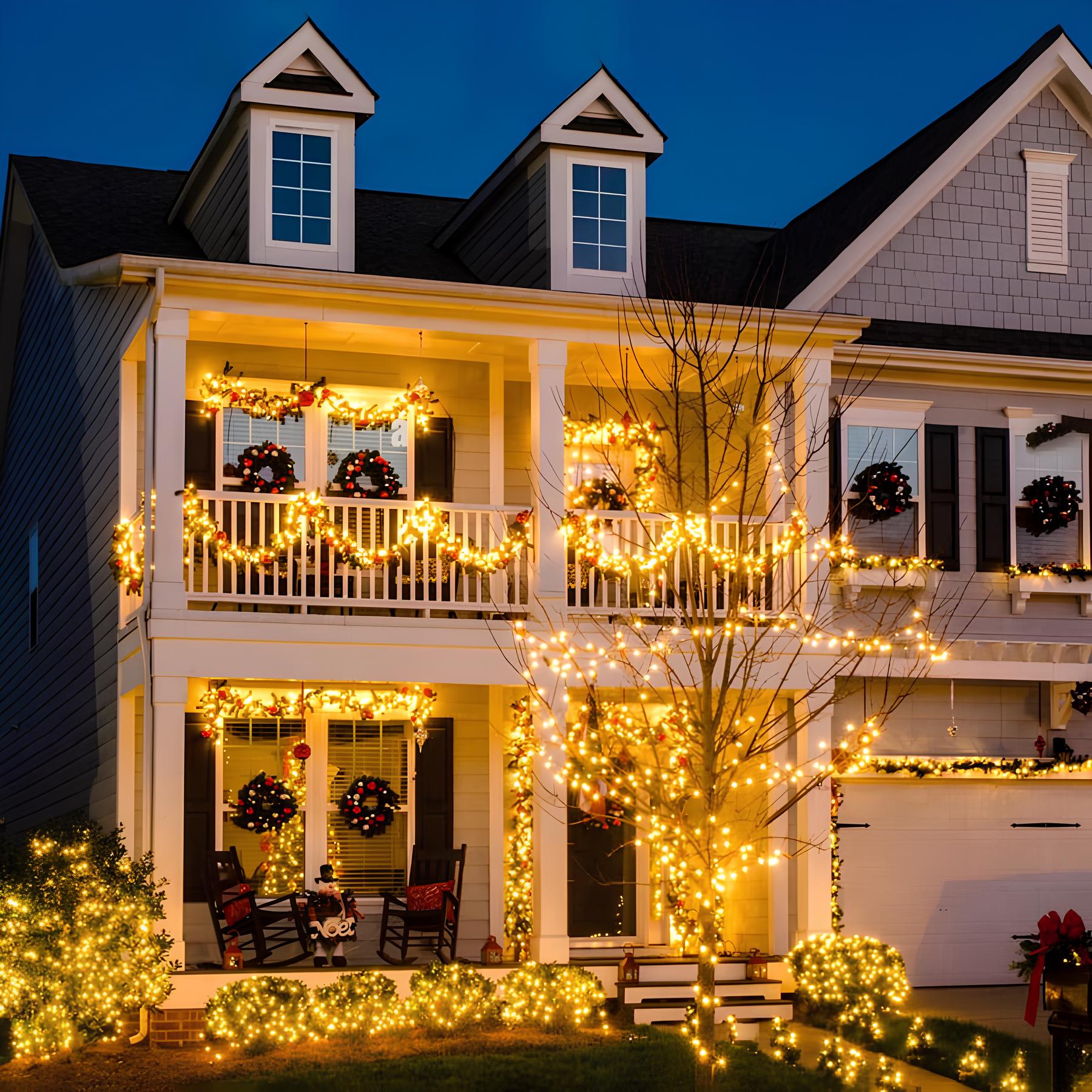 LumiTwinkle – Solar-Lichterkette, LED, Warmweiß, Garten & Terrasse