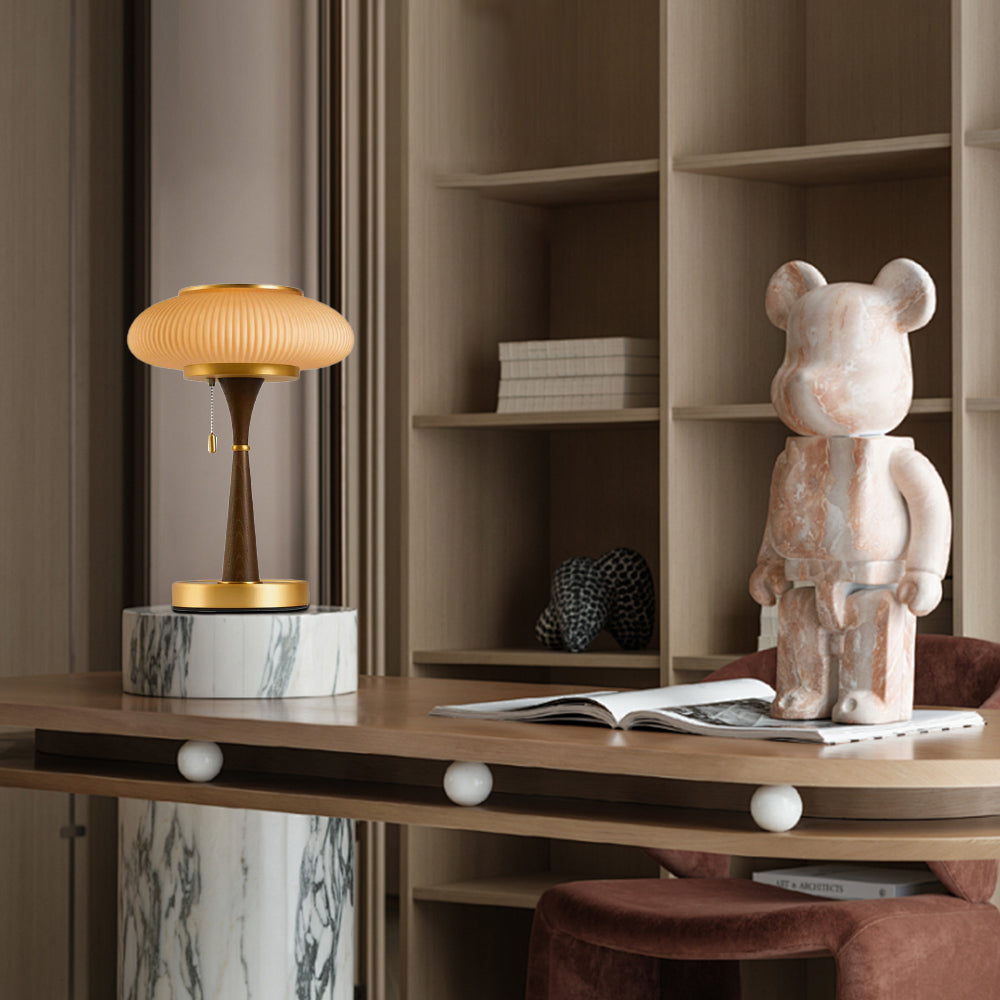 Minimalistische Tischlampe in Pilzform – LED – Dimmbar – Schlafzimmer