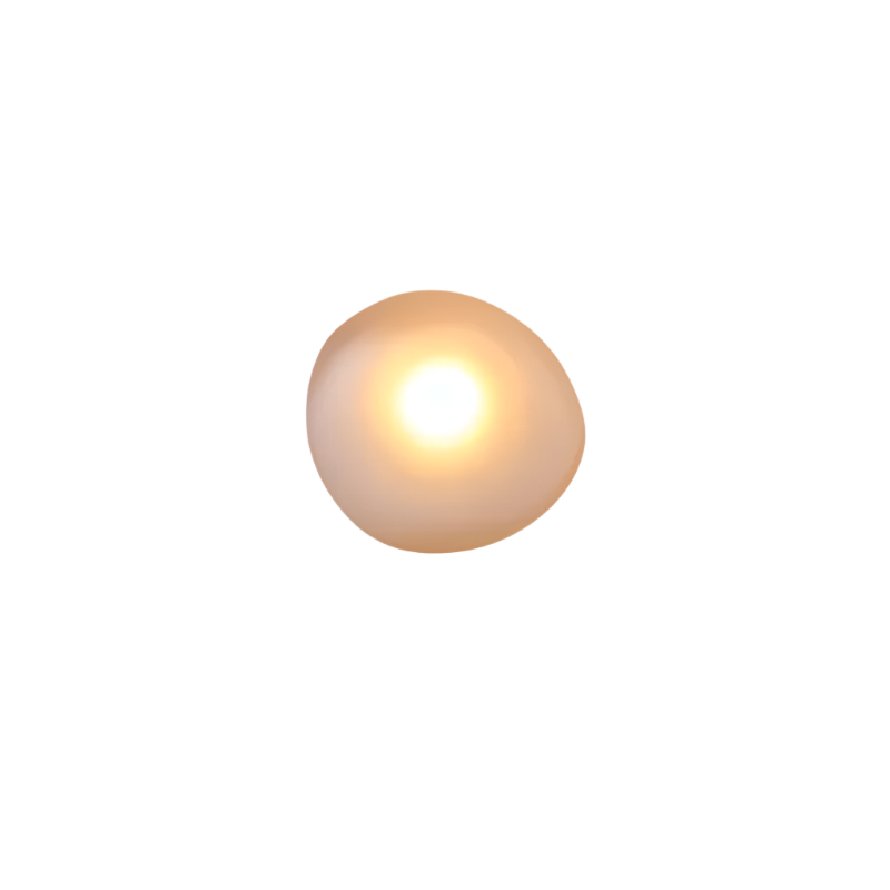 Glanzlicht - Minimalistische LED-Wandleuchte aus Glas