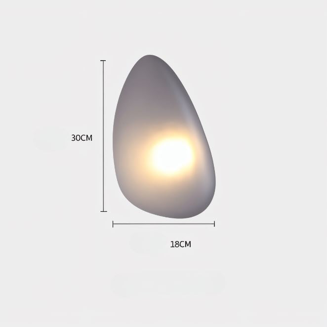 Glanzlicht - Minimalistische LED-Wandleuchte aus Glas