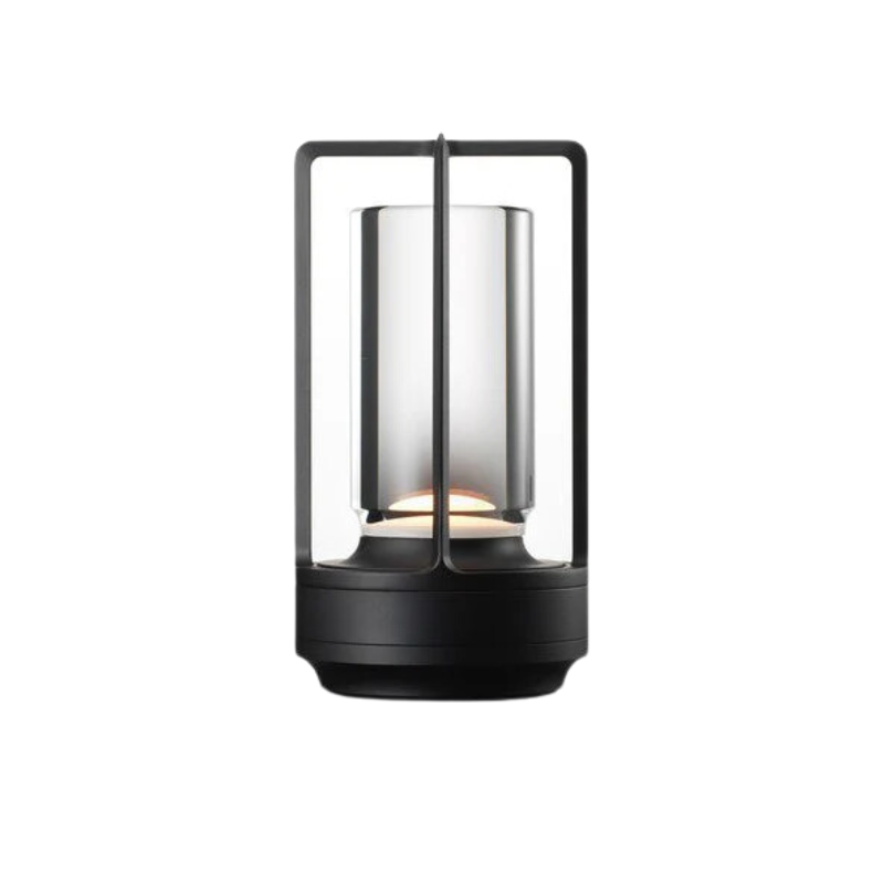 LumiGlow | Dimmbare Tischlampe mit handpoliertem Kristallglas