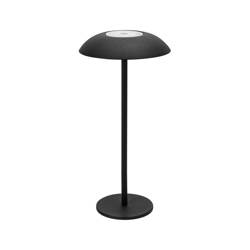 FerroLume Vintage-Tischlampe Eisen Retro Stil Schwarz für Wohnzimmer