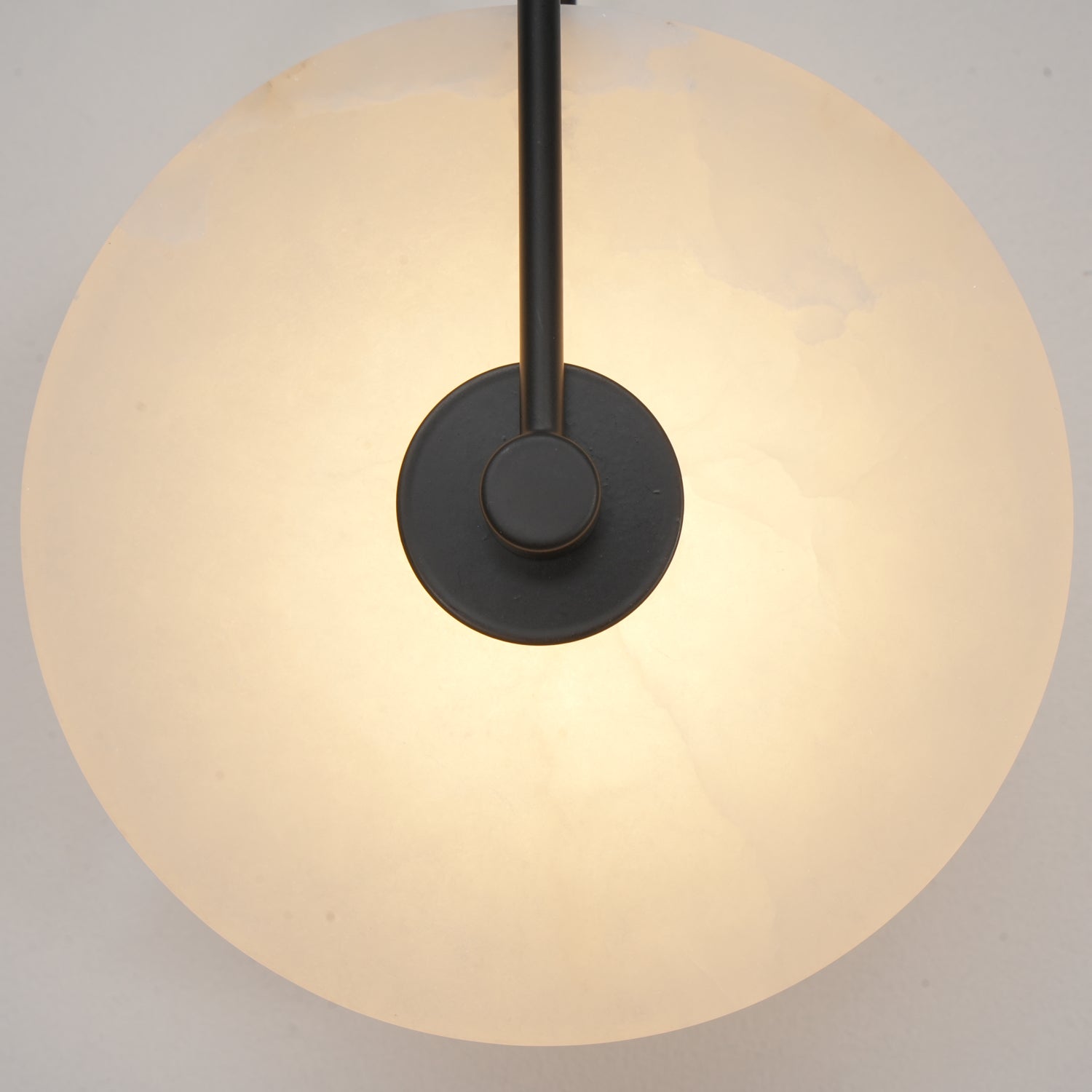 LumaAlba Wandleuchte – Modern, LED, Alabaster-Optik, Für Flur