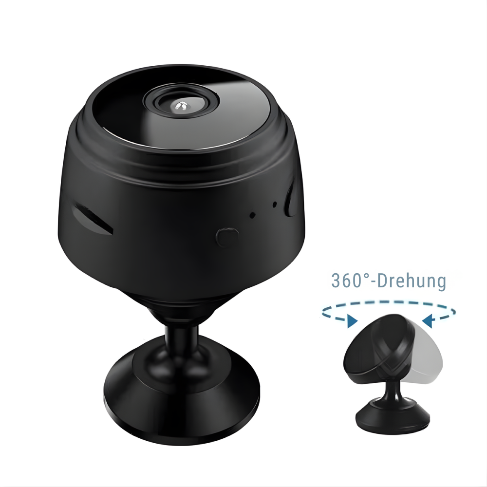 Kabellose Rückfahrkamera Full HD für RV Lkw und Anhänger – 720P – Unterstützt Micro SD bis 128GB – Magnet & 360° Rotierender Halter