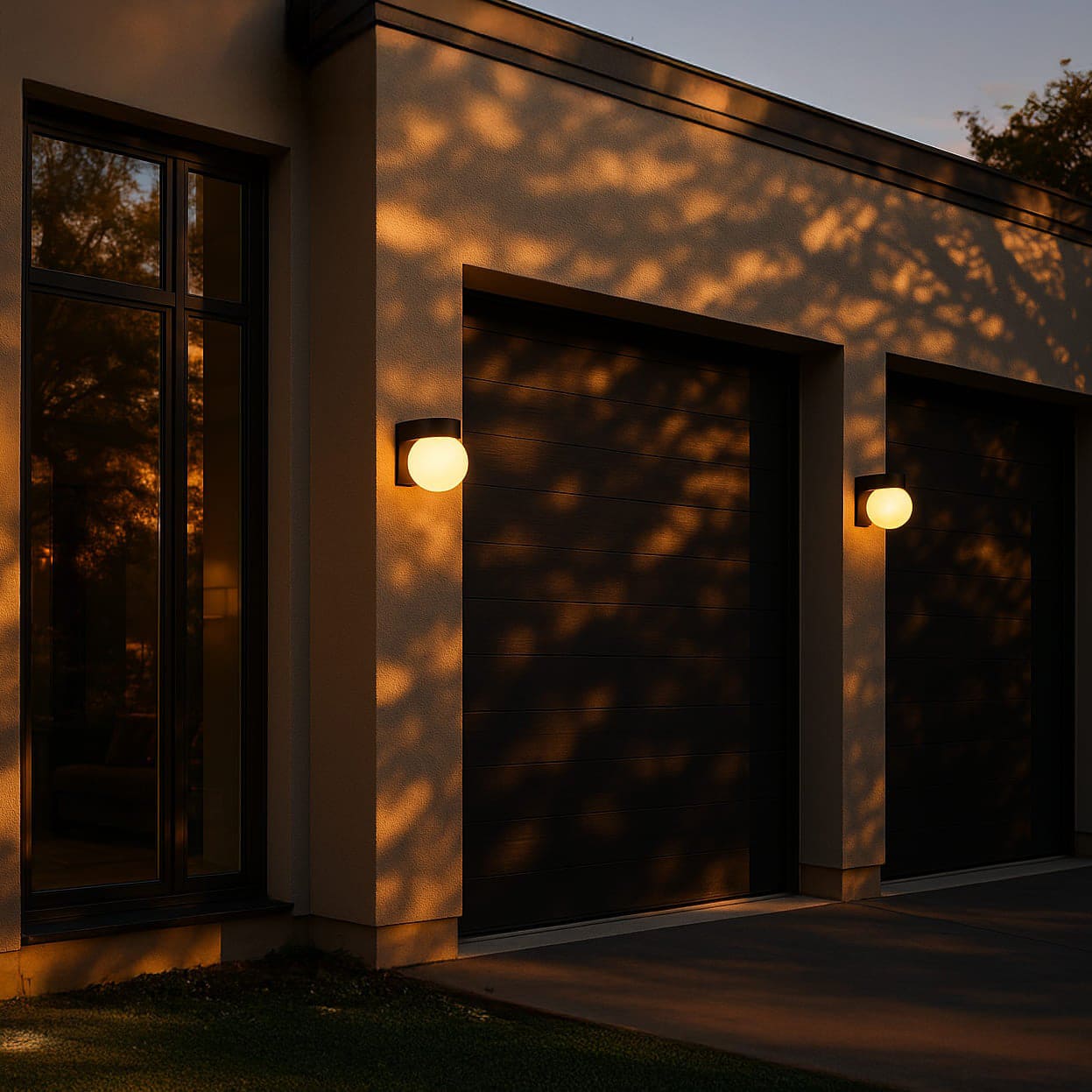 Außenbeleuchtung | Elegantes Kugeldesign, Wetterfest für Wandmontage 3