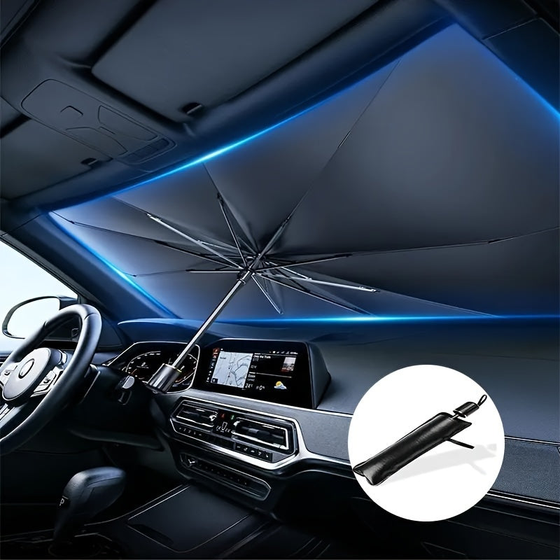 Autosonnenschutz | Rollbar, Reflektierende Oberfläche, Ø140 cm 1