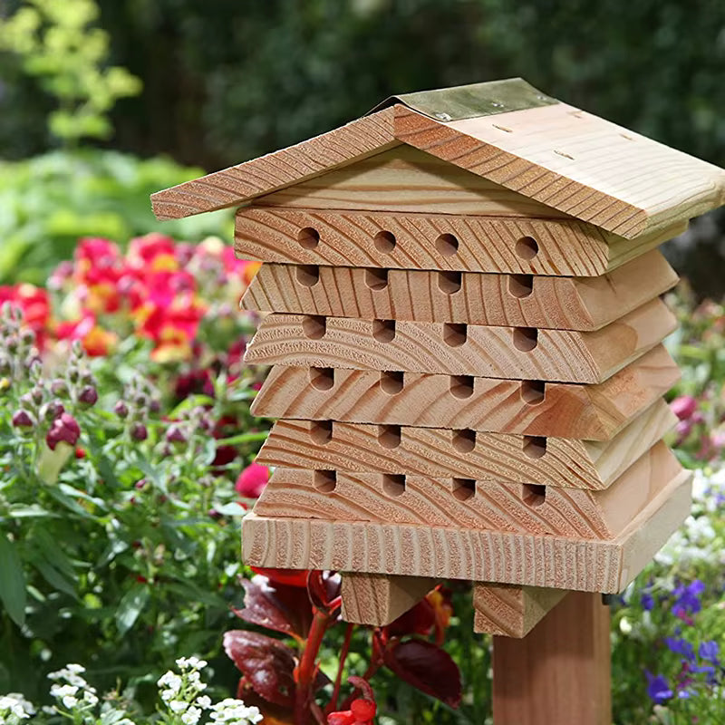 Bienenhotel | Zedernholz, Kupferdach 4