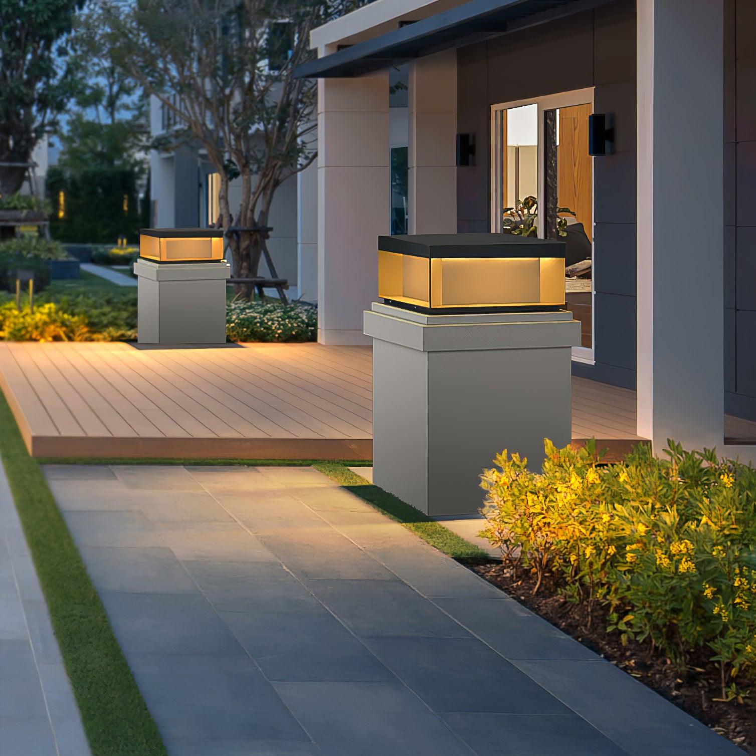 NovaPost Garten Wegeleuchte Modern IP65 Schwarz Aluminium