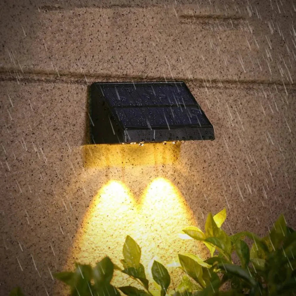 BrightBeam – Wetterfeste Solar-Wandleuchte für Außen | LED Wandlampe