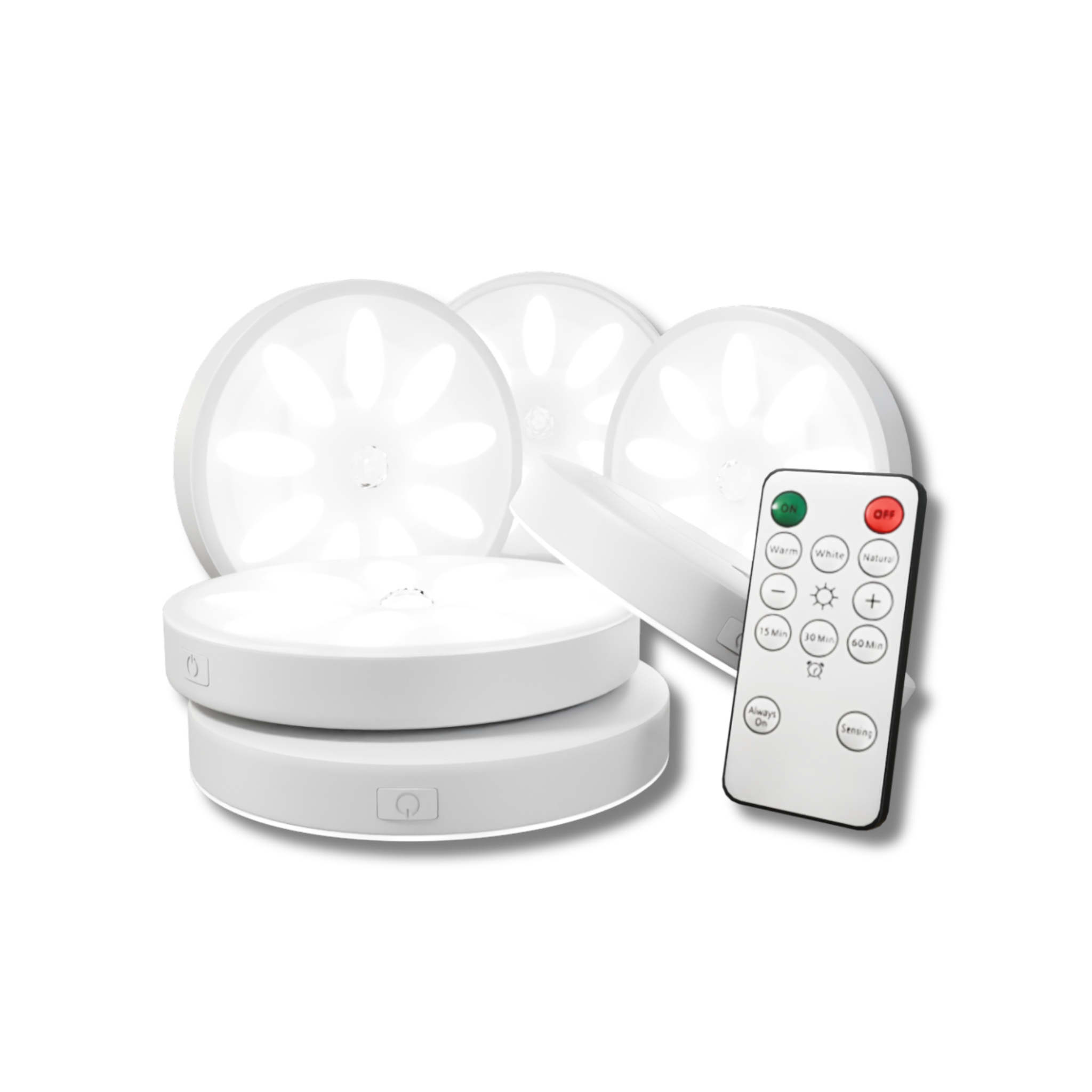 Smart LED-Spots 3er Set – Mit Bewegungssensor & Dimmfunktion