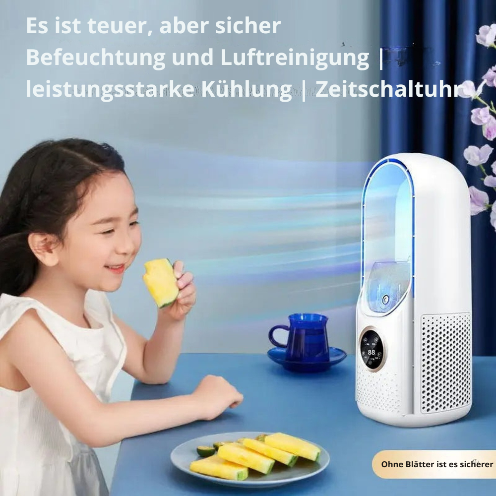 Mobile Klimaanlage | Flügelloses Design, LED-Anzeige