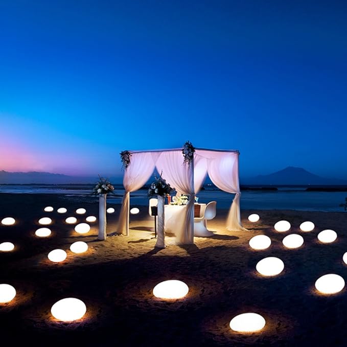 StoneGlow LED Gartenleuchte Pflasterstein-Optik Solar Grau