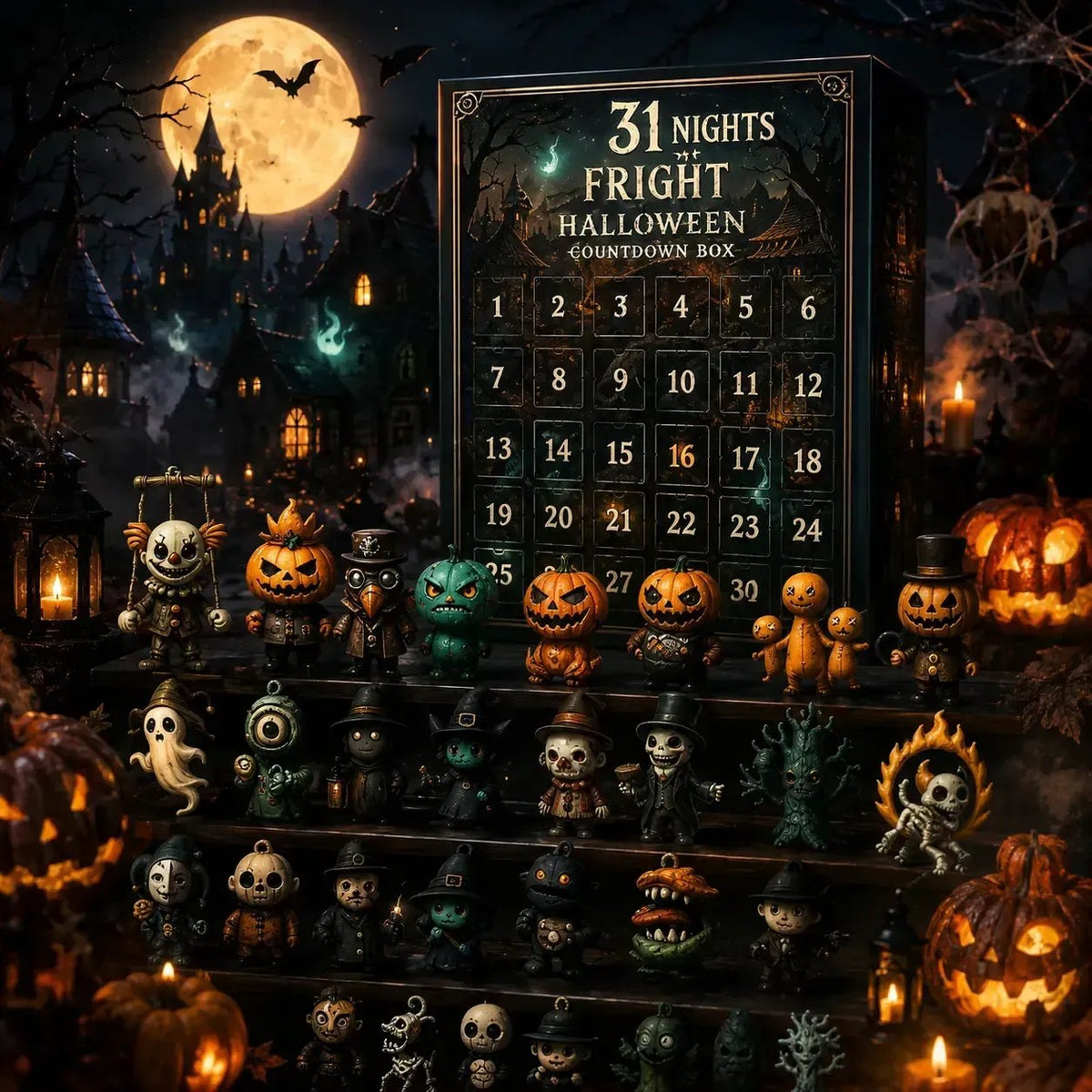 Halloween Kalender 2026 – 31 Überraschungen in Geheimtüten