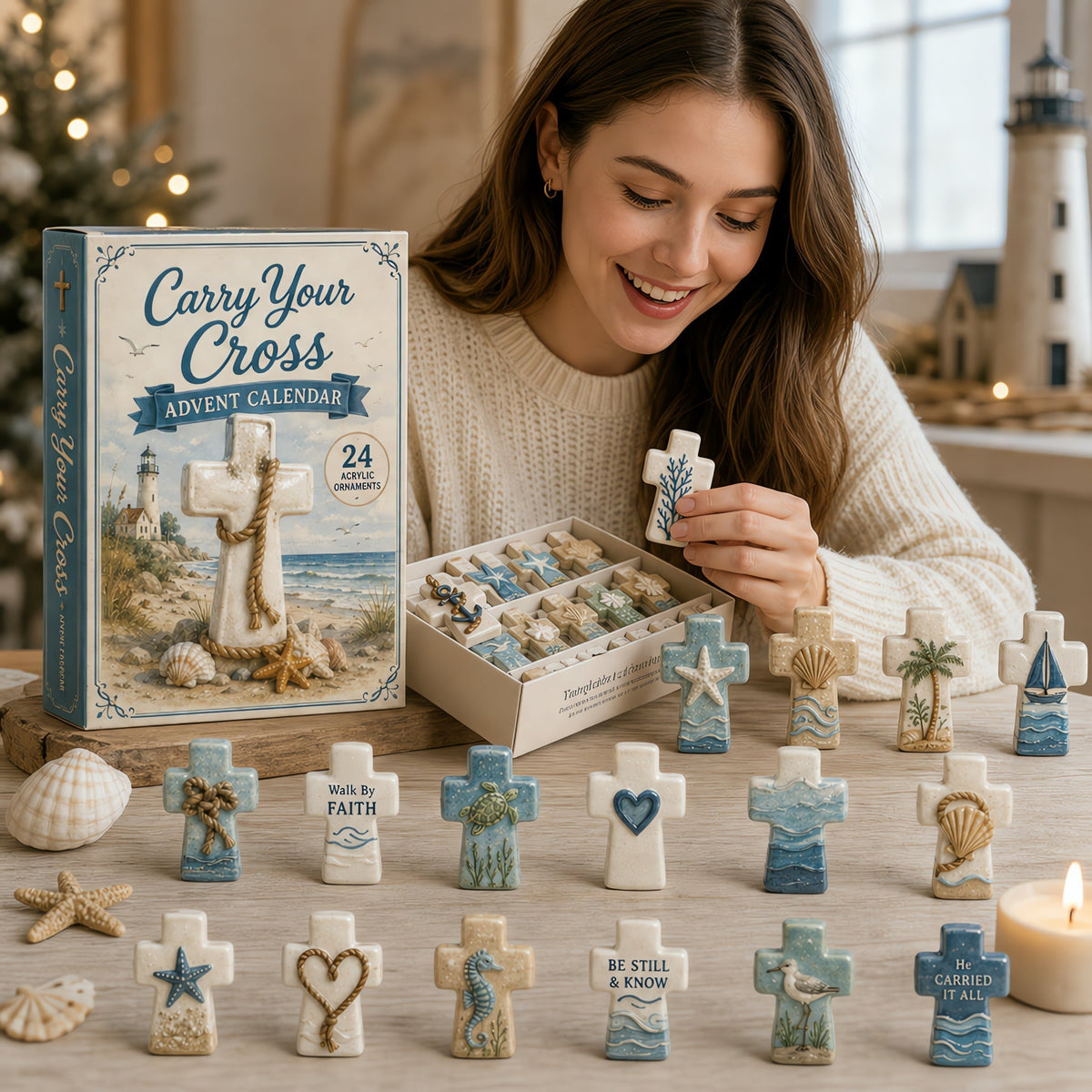 Carry Your Cross™ Glaubens-Adventskalender 2026 – 24-tägiger Christlicher Countdown für Besinnliche Momente 3