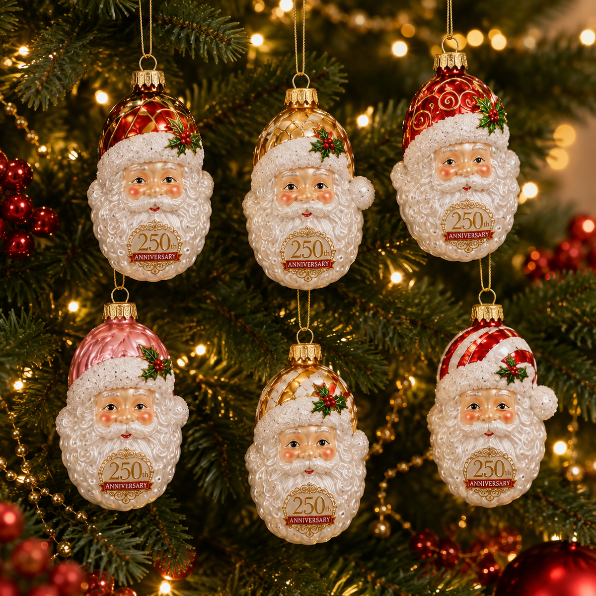 Weihnachtsdekoration 250. Jubiläum – Erinnerungsornament für die Feiertage