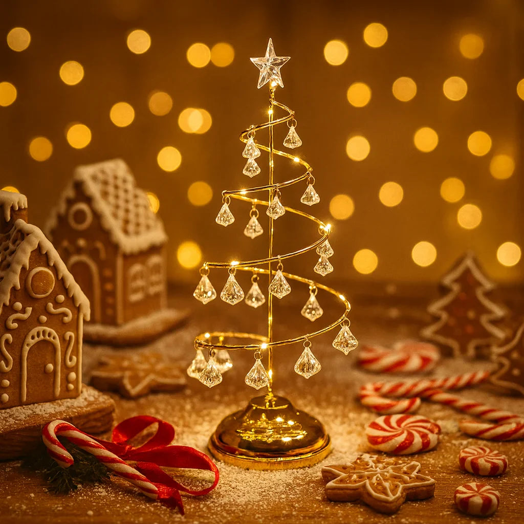 FestiGlow Tree – LED Weihnachtsbaum stimmungsvolles Licht, Grün, Wohnzimmer