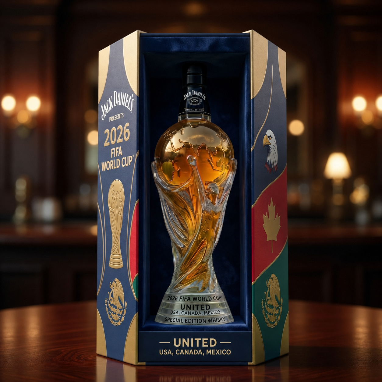 Whiskyflasche - Weltmeisterschafts-Ausgabe 2026