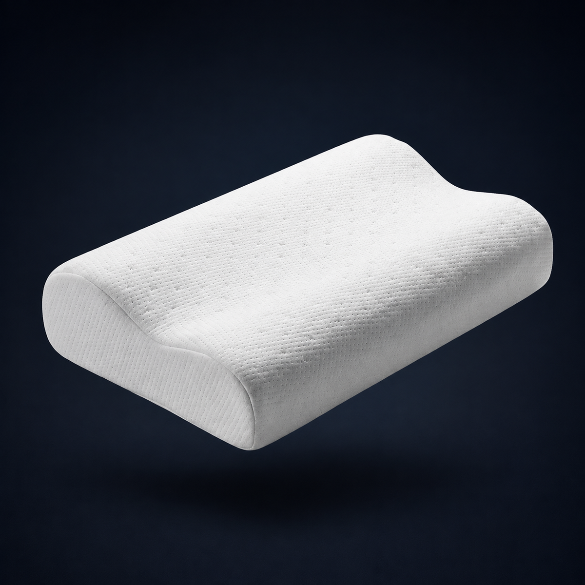 Nackenkissen aus Memory Foam mit Wellenkontur