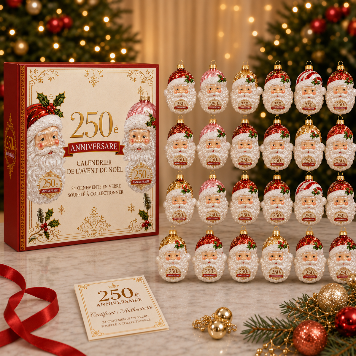 Weihnachtsdekoration 250. Jubiläum – Erinnerungsornament für die Feiertage