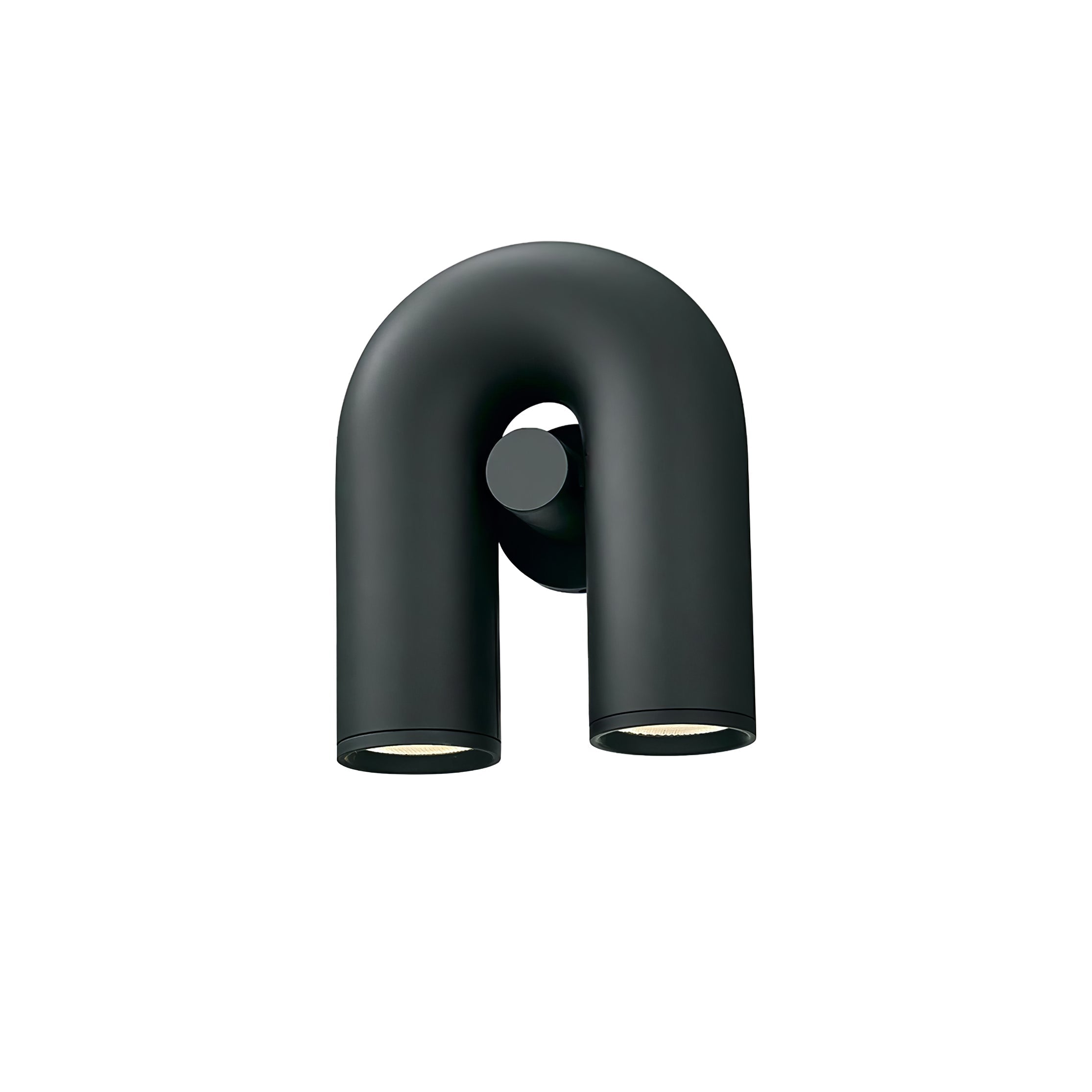 LumaCirkus – Moderne LED Wandleuchte Schwarz Stilvoll für Terrasse