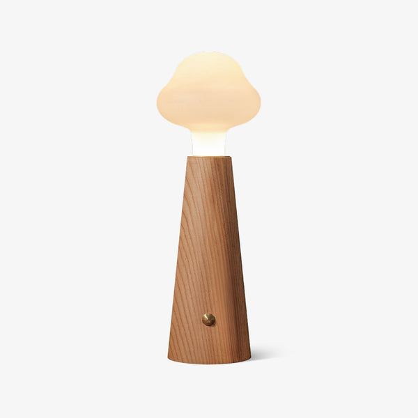 NuvolaWood – Moderne Holz-Tischlampe mit warmem Licht Wohnzimmer