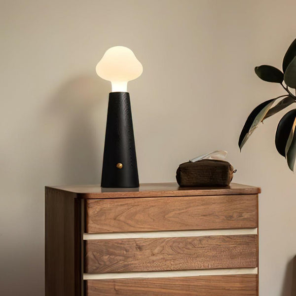 NuvolaWood – Moderne Holz-Tischlampe mit warmem Licht Wohnzimmer