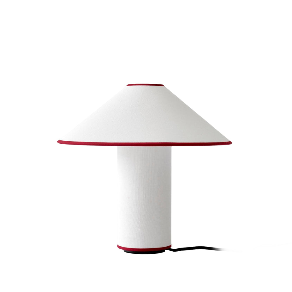 LumiChic Tischlampe – Modern, Stoffschirm, Beige, für Wohnzimmer