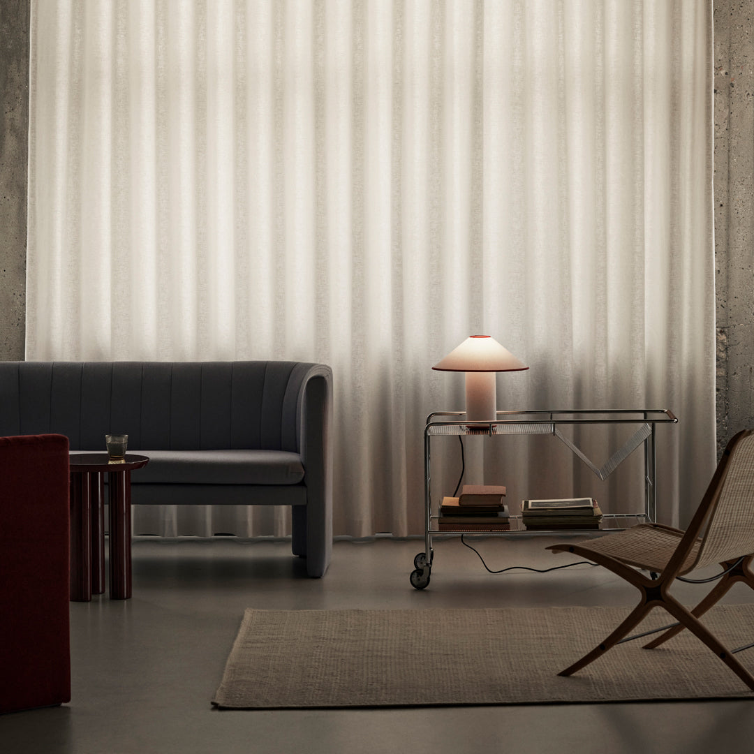 LumiChic Tischlampe – Modern, Stoffschirm, Beige, für Wohnzimmer