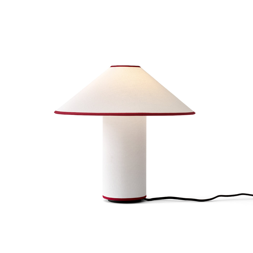 LumiChic Tischlampe – Modern, Stoffschirm, Beige, für Wohnzimmer