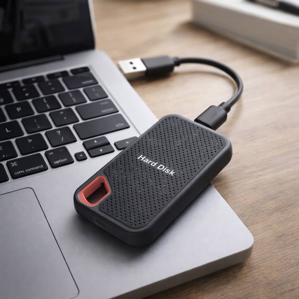 Tragbare externe SSD – Speicherung und Datenübertragung