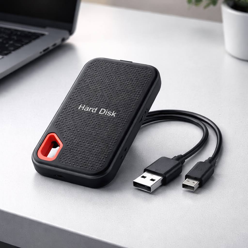 Tragbare externe SSD – Speicherung und Datenübertragung