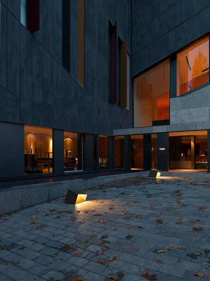 LumiCube Solar Gartenleuchte Modern LED IP65 Weiß für Terrasse & Garten