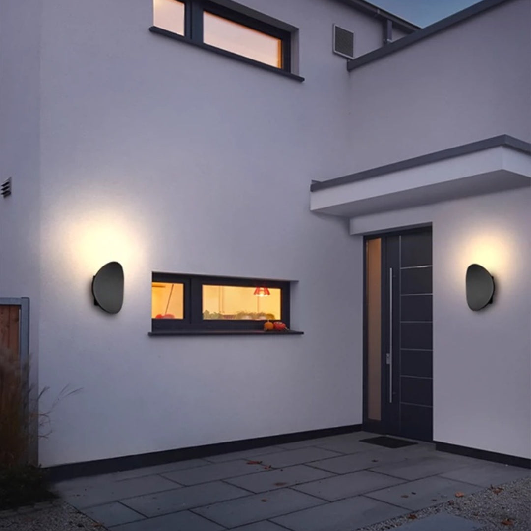 Aluminium Disc LED Wandleuchte - Minimalistisches Design für elegante Beleuchtung