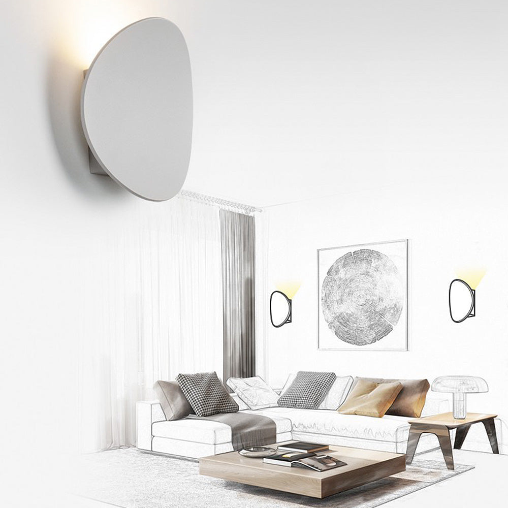 Aluminium Disc LED Wandleuchte - Minimalistisches Design für elegante Beleuchtung