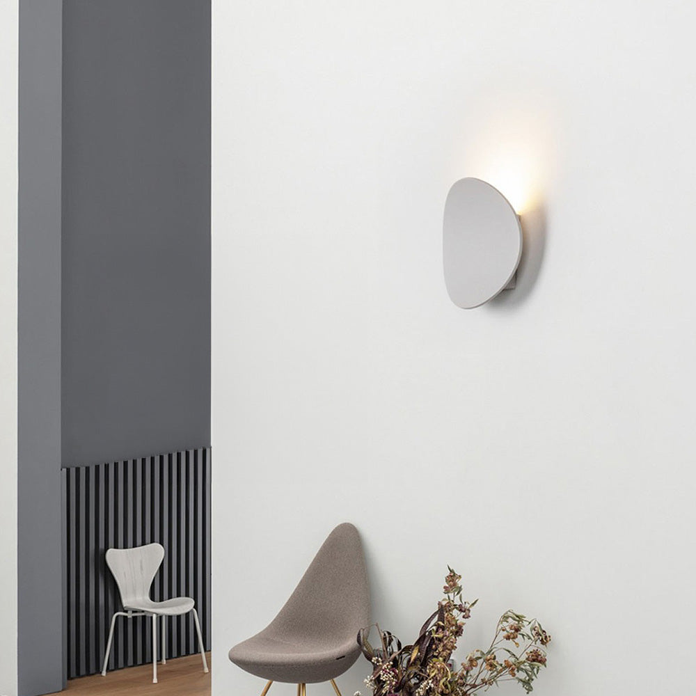 Aluminium Disc LED Wandleuchte - Minimalistisches Design für elegante Beleuchtung