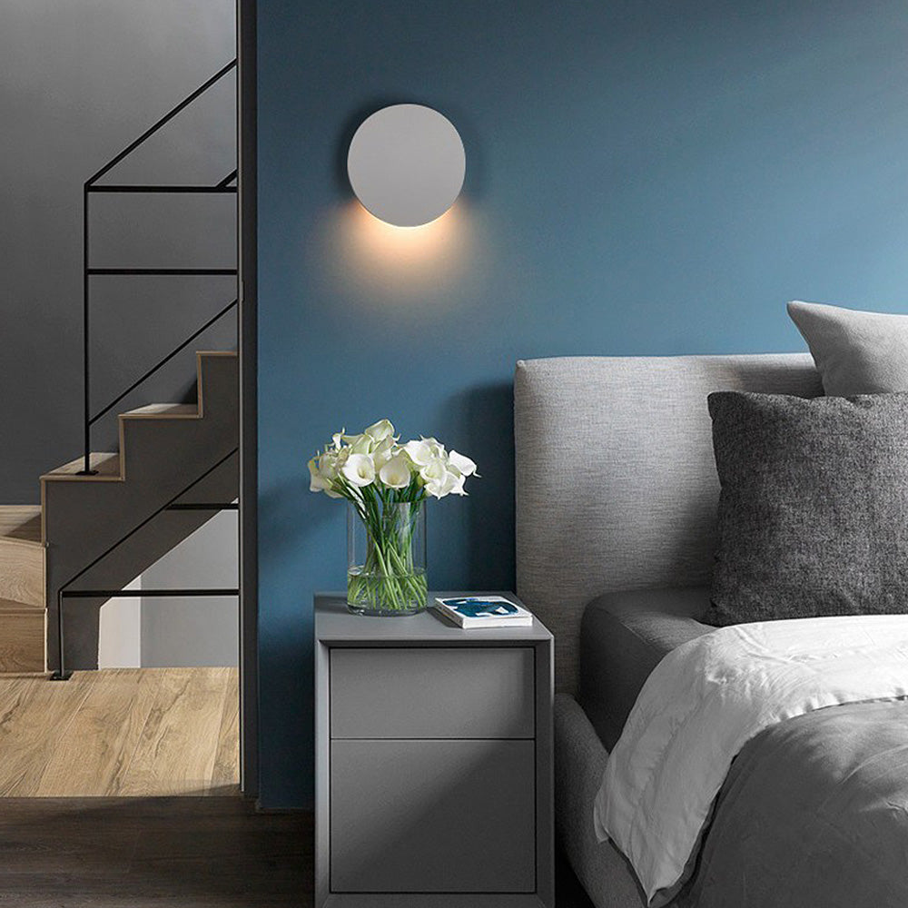 Aluminium Disc LED Wandleuchte - Minimalistisches Design für elegante Beleuchtung