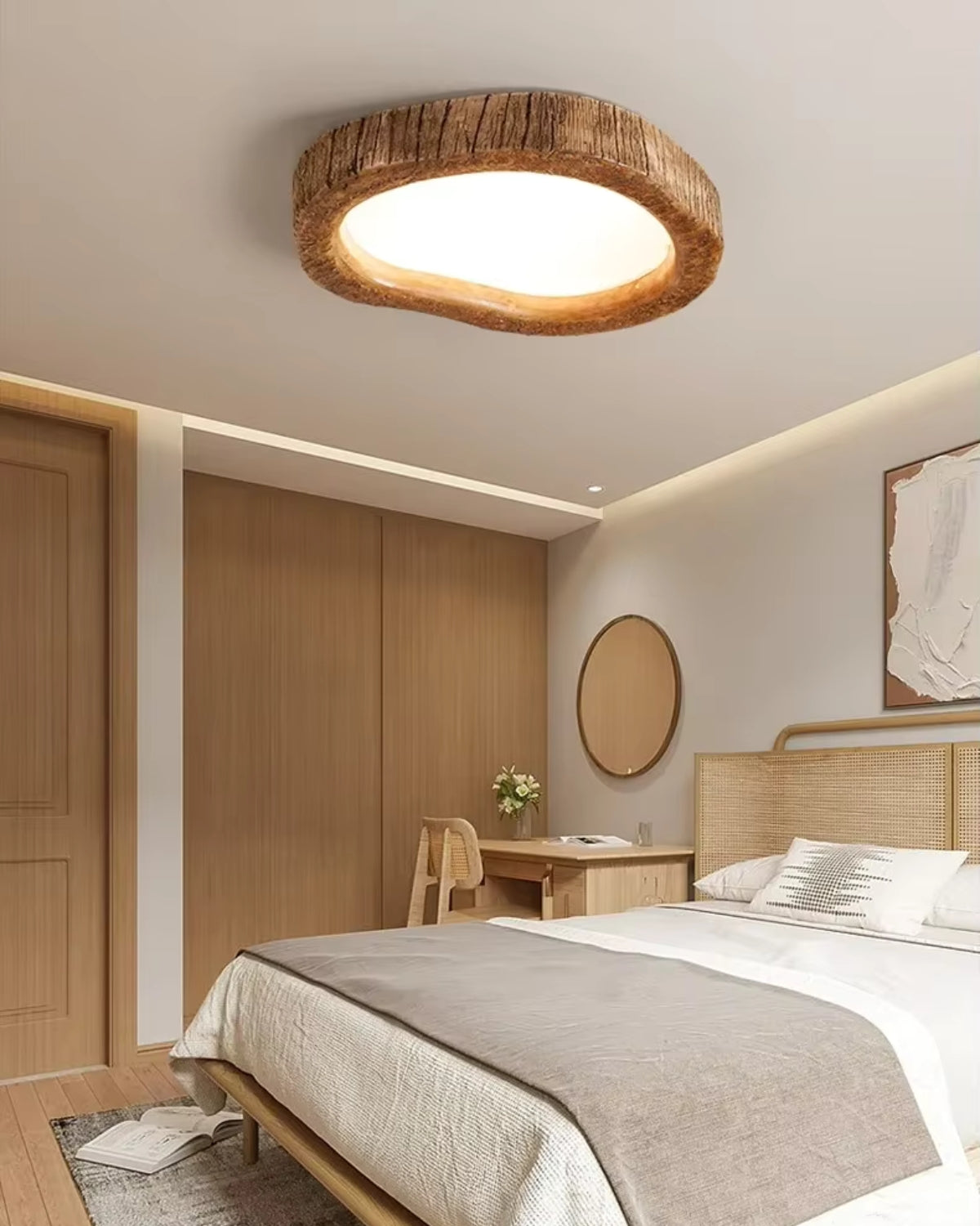 Deckenleuchte | Holzoptik, Rustikales Design 1