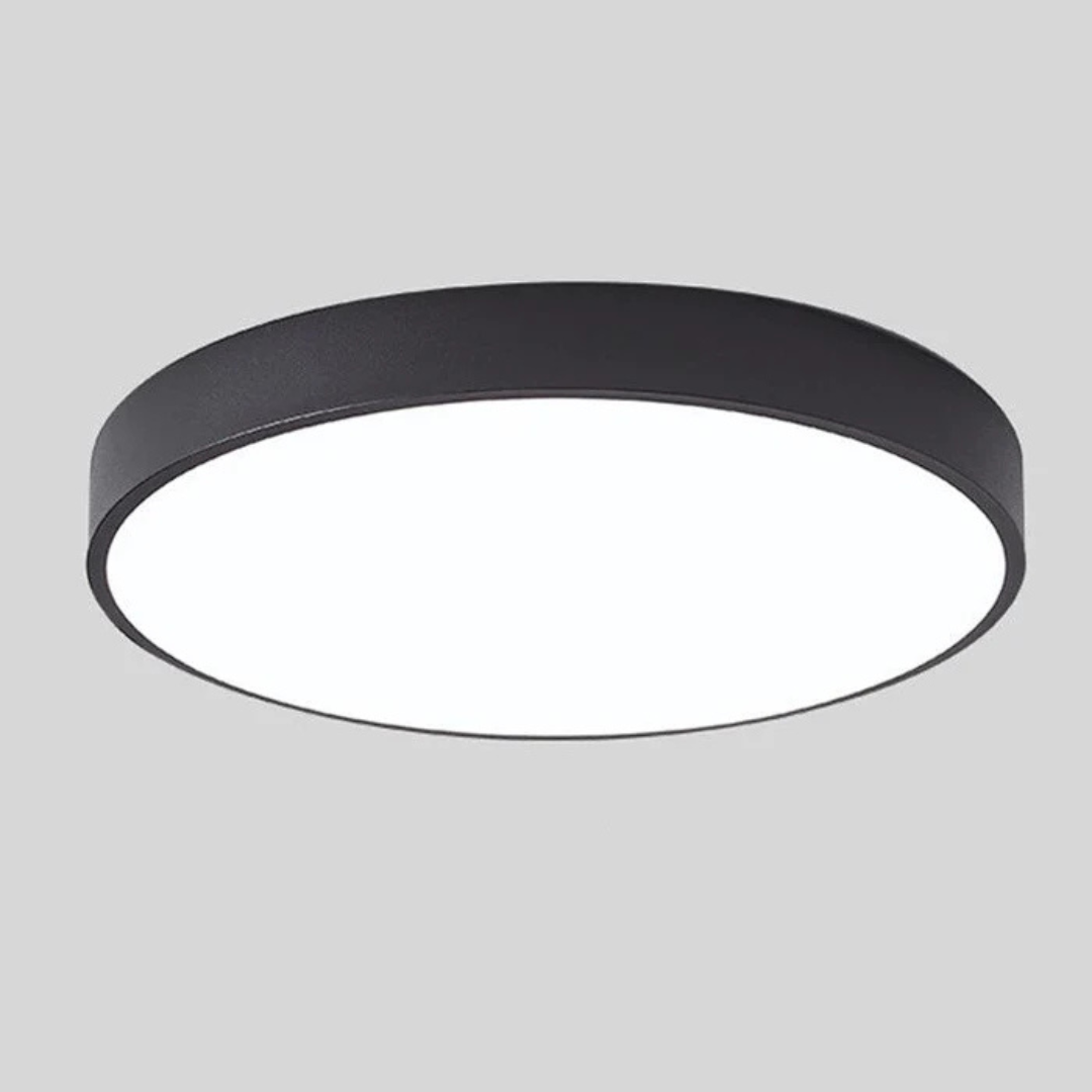 Deckenleuchte | Holzstruktur, Acryldiffusor, Integrierte LED 10