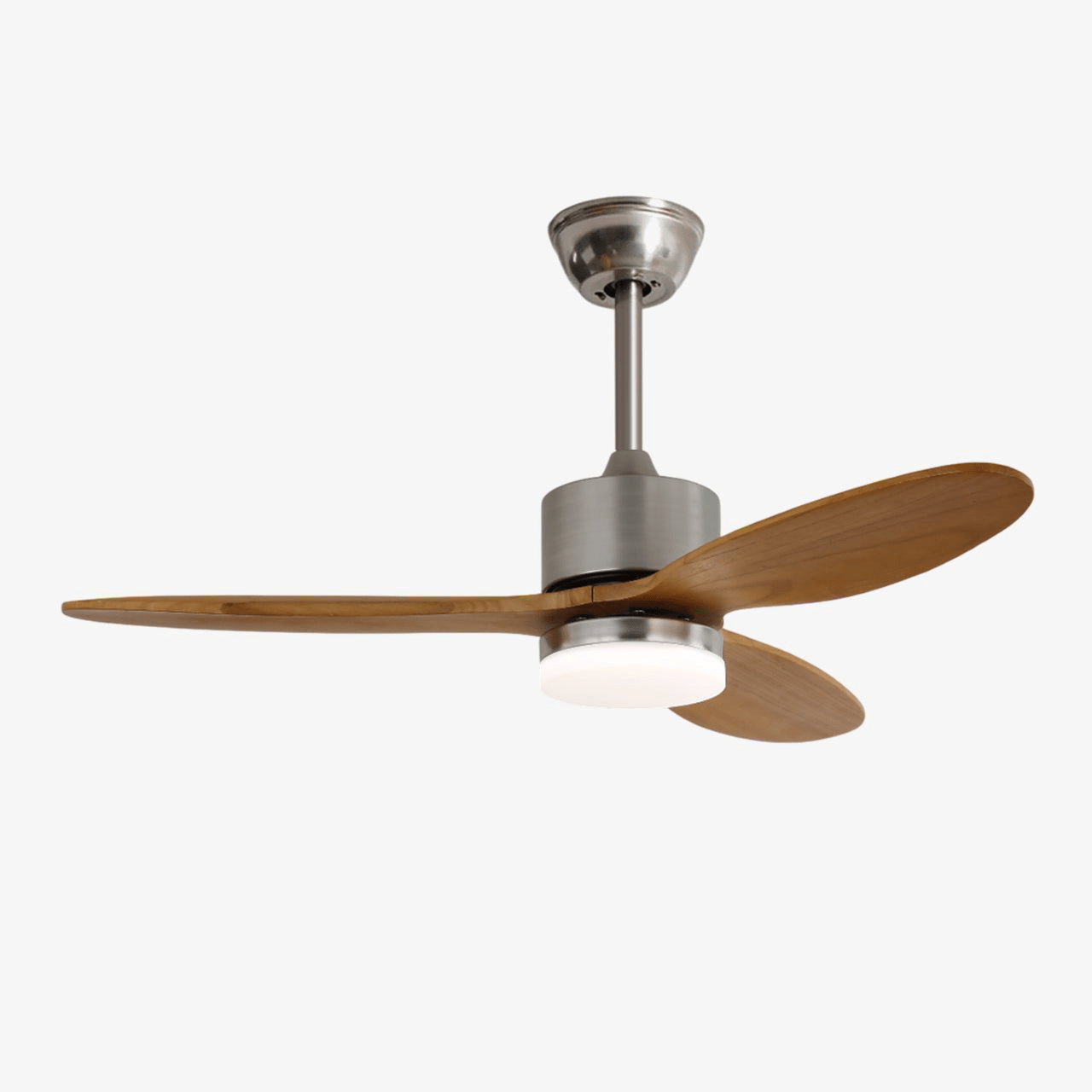 Deckenventilator | Holzklingen, LED-Beleuchtung, Leise 1