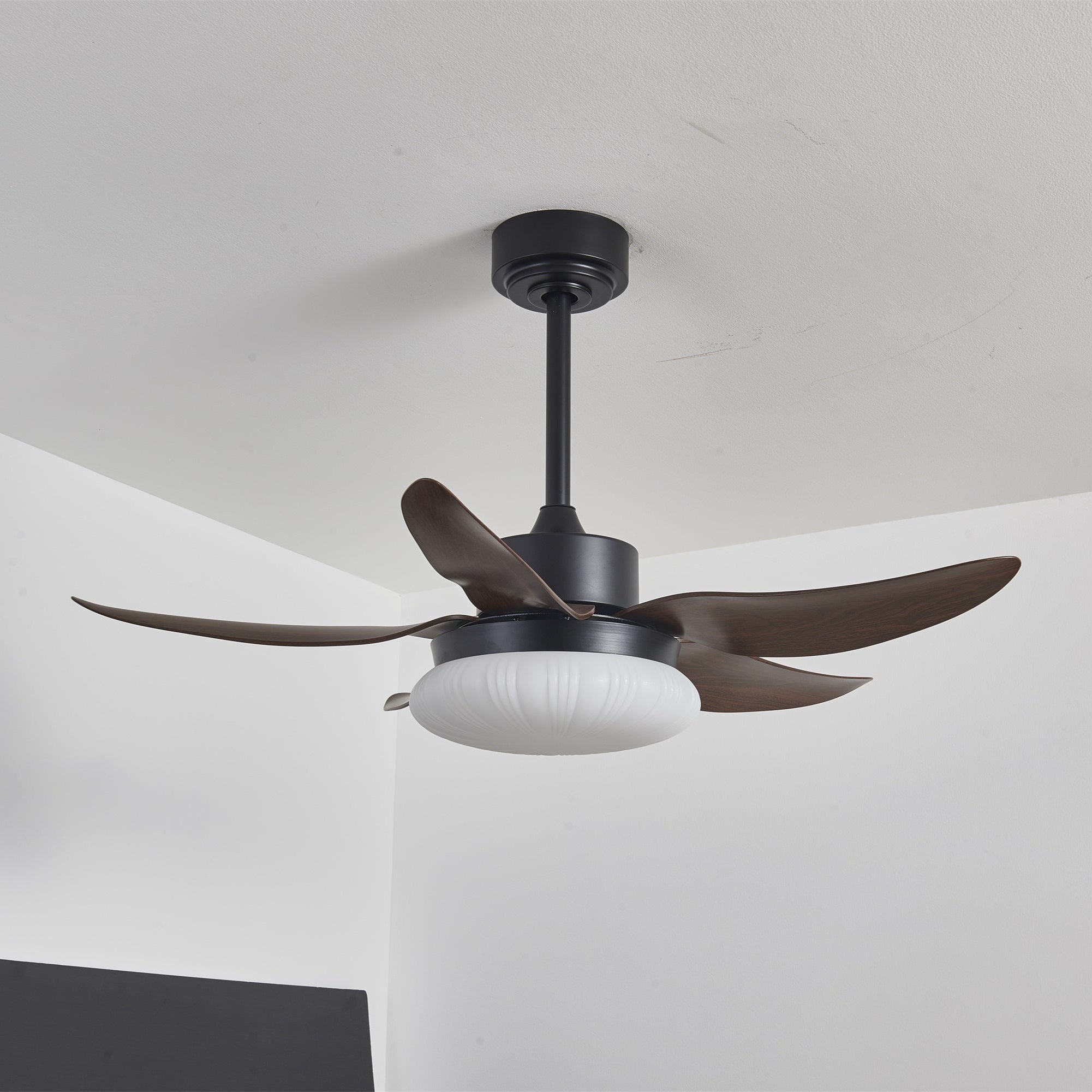 Deckenventilator | Holzoptik, Integriertes LED-Licht, Fernbedienung 0