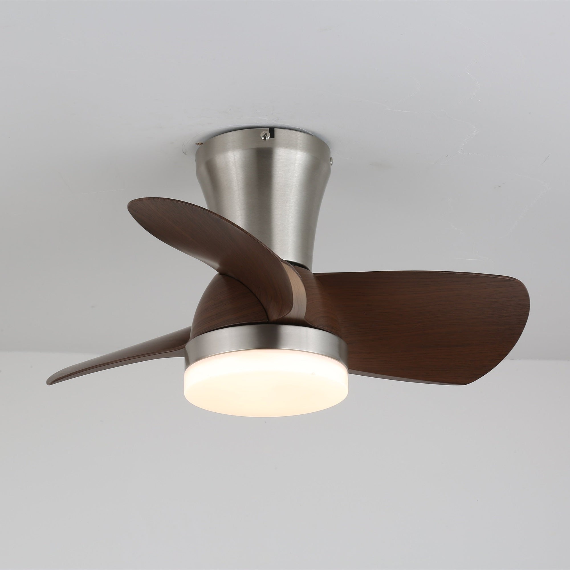 Deckenventilator mit Licht | Walnussholzoptik, Fernbedienung 5