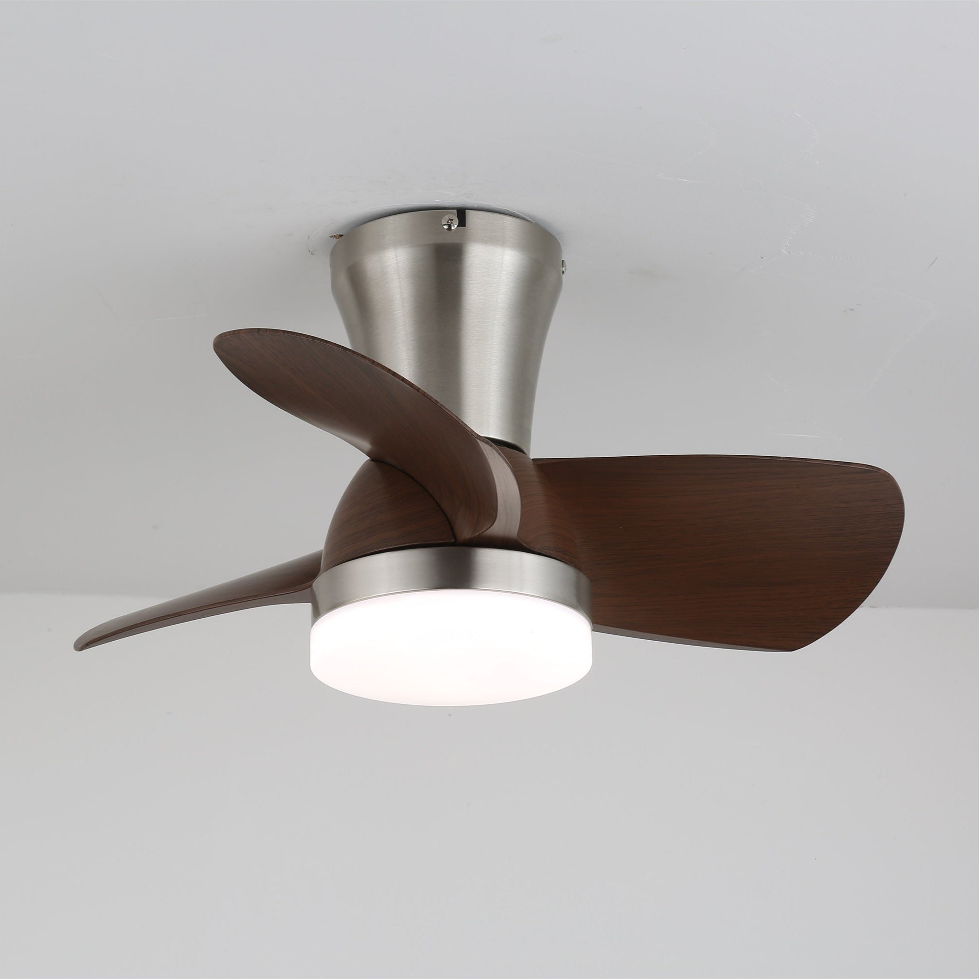Deckenventilator mit Licht | Walnussholzoptik, Fernbedienung 6