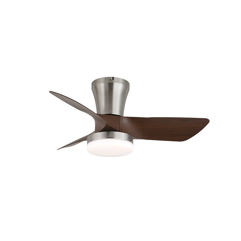 Deckenventilatorleuchte | Walnussholzoptik, integrierte LED-Beleuchtung 13
