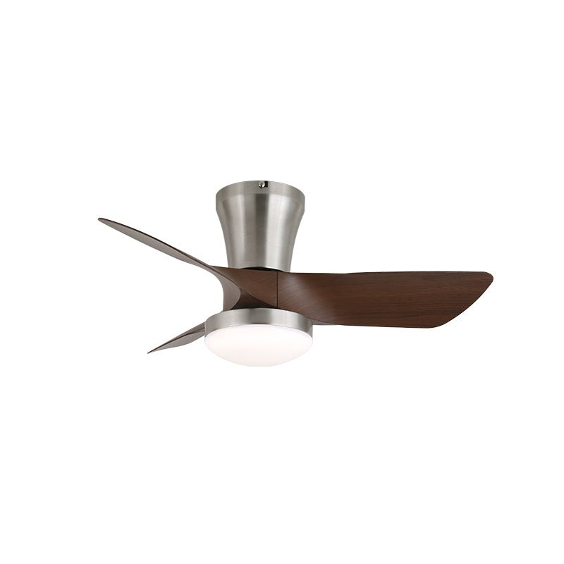 Deckenventilatorleuchte | Walnussholzoptik, integrierte LED-Beleuchtung 15