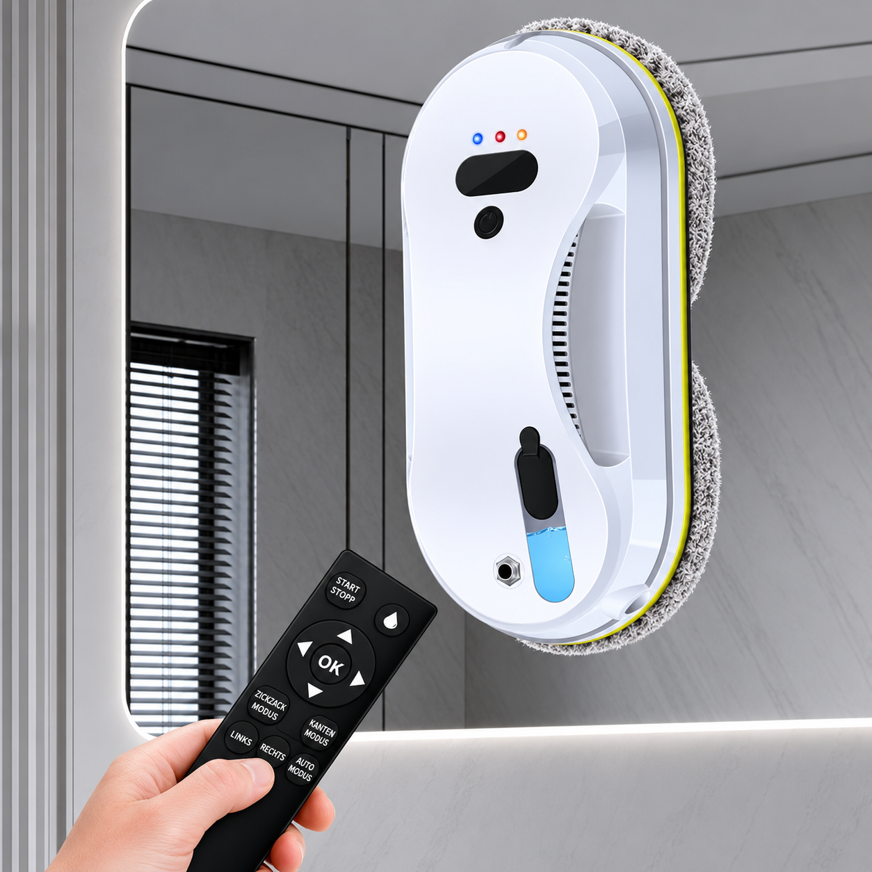 Fensterreiniger | Automatischer Fenstersauger, Gyroskop-Technologie