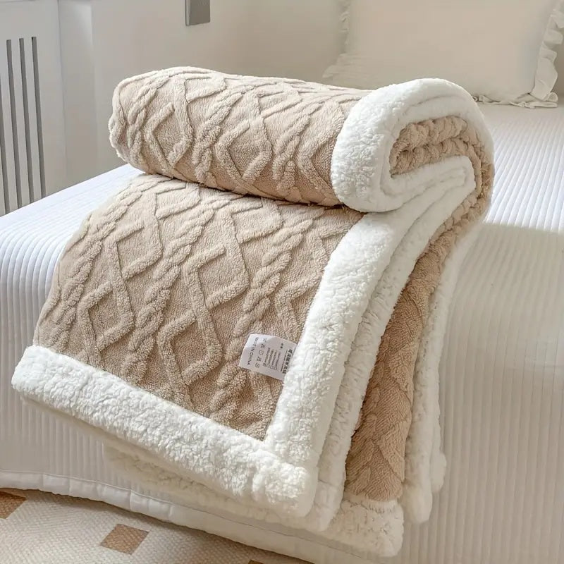 Fleecedecke | Wende-Design, Zwei Texturen für Vielseitigkeit 11